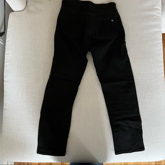 Rag & Bone Black Crop Flare Jeans - Picture 2 of 5